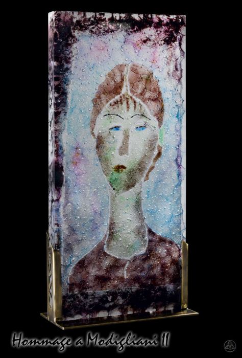 Hommage Modigliani II | Oeuvre Pierre Coia