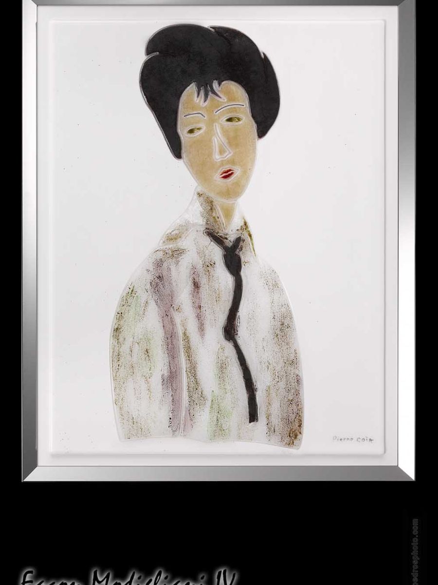 Façon Modigliani IV | Oeuvre Pierre Coia